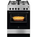 Electrolux LKG604013X Aragaz Gaz, 60 cm, 4 arz., Inox Antiamprenta