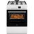 Electrolux LKK660220W, Mixt, 4 arzatoare , Siguranta plita, Aprindere integrata, Cuptor electric, Plus Steam, AirFry, Timer, Grill electric, Clasa A, 60 cm, Alb
