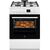 Electrolux LKK664220W, Mixt, 4 arzatoare, SteamBake-gatire cu abur; AirFry, Autocuratare Catalitica, Timer mecanic, Aprindere integrata plita si cuptor, Grill Electric, Rotisor, Iluminare cuptor, 60 cm, Alb