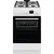 Aragaz mixt AEG CKB56490BW, SteamBake-gatire cu abur, 4 arzatoare gaz, Cuptor electric, AirFry, 50x60 cm, 58 litri, Clasa A, Alb