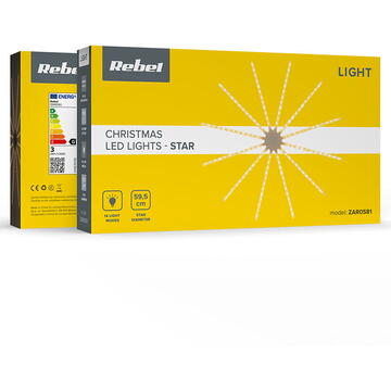 DECORATIUNE CRACIUN LED STEA REBEL