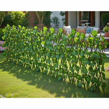 RPX-GRA PANOU EXTENSIBIL ARTIFICIAL DE CRENGI CU FRUNZE - 1.2M