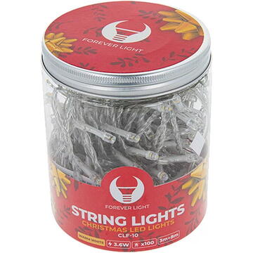 Forever light INSTALATIE CRACIUN 100 LED LUMINA CALDA 8M