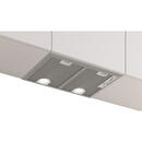 Hota Bosch Serie 4 DHL555BM cooker hood Built-in Metallic, Silver 604 m³/h
