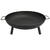 Adler Garden Fire Pit 58 cm, Steel Outdoor Fire Bowl for Wood and Wood Briquettes,