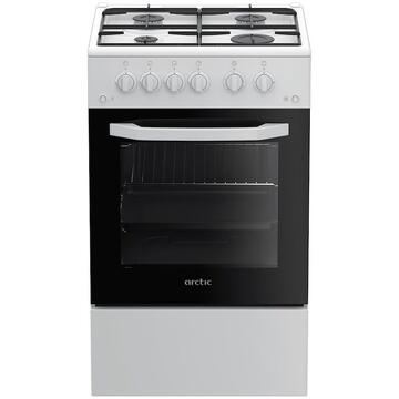 Arctic AGM5511DTTL Aragaz Gaz, 50 cm, 4 arzatoare, Alb