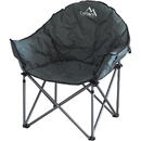 Scaun pliabil camping Cattara Lisboa 80 x 95 x 62cm suparta 120kg antracit - TT13473