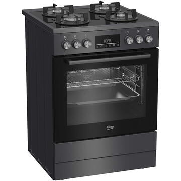 Beko FBM62330GADSN Aragaz Mixt, 85 cm, 4 arz., Antracit