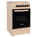 NobeLTek Cooking NLT 5604B/E1 Aragaz Mixt, 50 cm, 4 arz., Bej