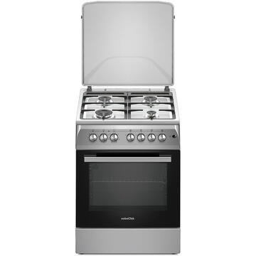 NobeLTek Cooking NLT 6604IX/FE1 Aragaz Mixt, 60 cm, 4 arz., Silver