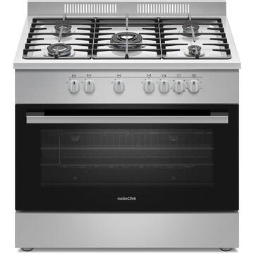NobeLTek Cooking NLT SP6904IX/FE1 Aragaz Mixt, 60 cm, 5 arz., Inox