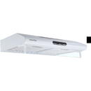 Hota NobeLTek NHO-CL60F15W - Hota de Bucatarie, 60 cm, 2 Filtre Aluminiu, Iluminare LED, Alb