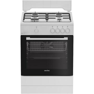 Arctic ABGM6600L Aragaz Gaz, 4 arzatoare, Alb