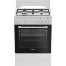 Aragaz Arctic ABGM6600L Aragaz Gaz, 4 arzatoare, Alb