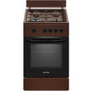 NobeLTek Cooking NLT 5551M/G1 Aragaz Gaz, 50 cm, 4 arzatoare, Maro