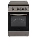 NobeLTek Cooking NLT 5601AG/G1 Aragaz Gaz, 50 cm, 4 arz., Gri Arsenic