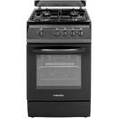 NobeLTek Cooking NLT 5601N/G1 Aragaz Gaz, 50 cm, 4 arzatoare, Negru