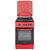 NobeLTek Cooking NLT 5601R/G1 Aragaz Gaz, 50 cm, 4 arzatoare, Rosu