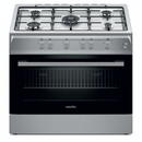 NobeLTek Cooking NLT 6903IX/G1 Aragaz Gaz, 60 cm, 5 arz., Silver