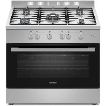 NobeLTek Cooking NLT SP6903IX/FG1 Aragaz Gaz, 60 cm, 5 arz., Inox